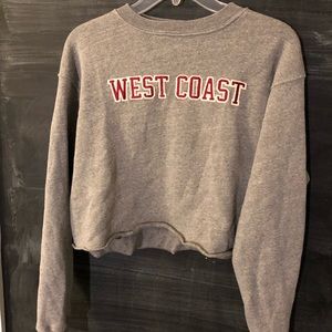 PacSun cropped sweatshirt